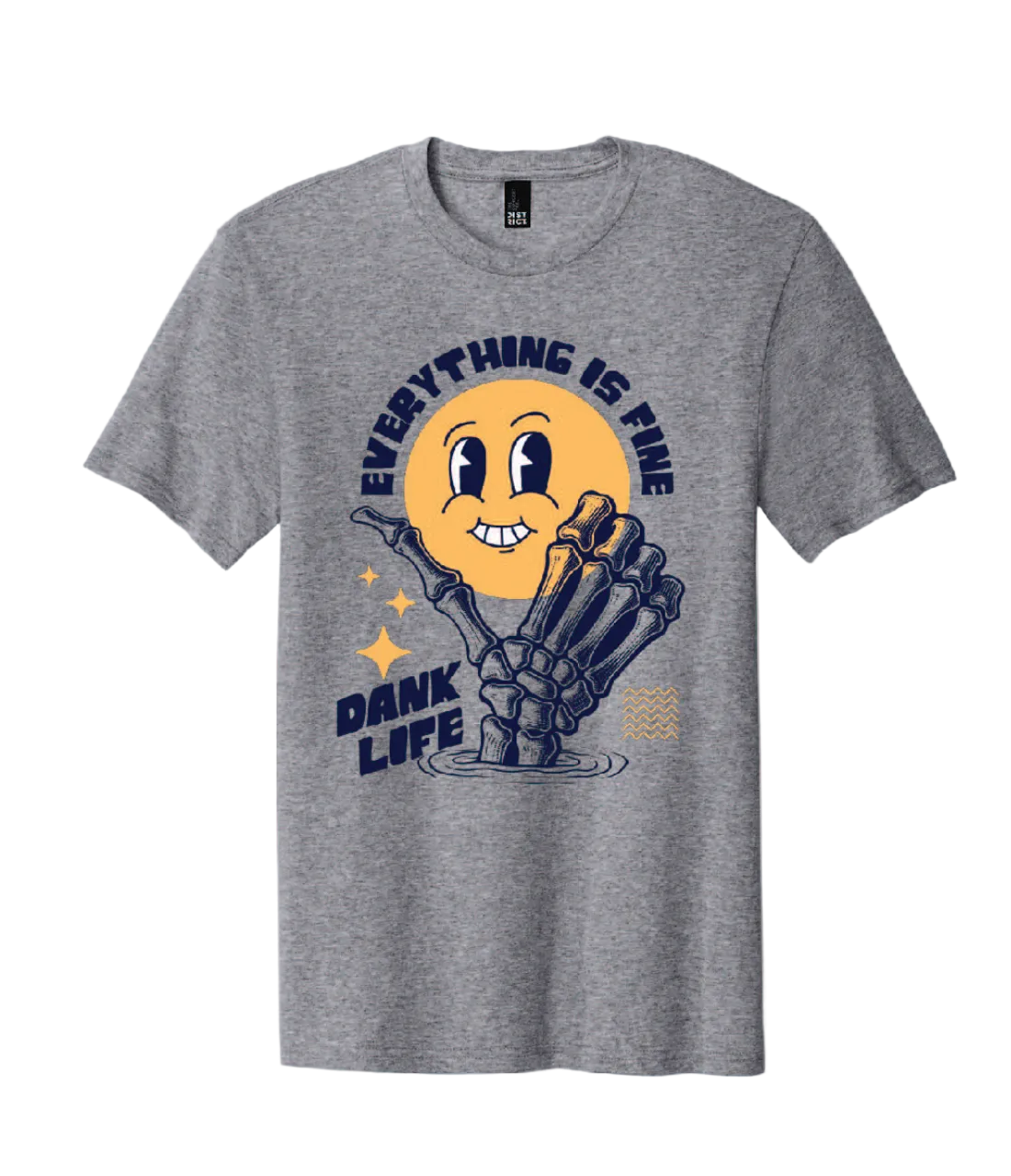 Everything is Fine tee - Grey - BRAND NEW!