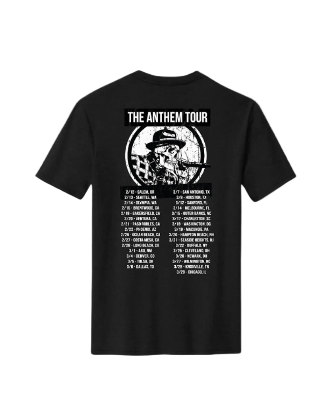 Dan Kelly Skelly Anthem Tour Tee - Black
