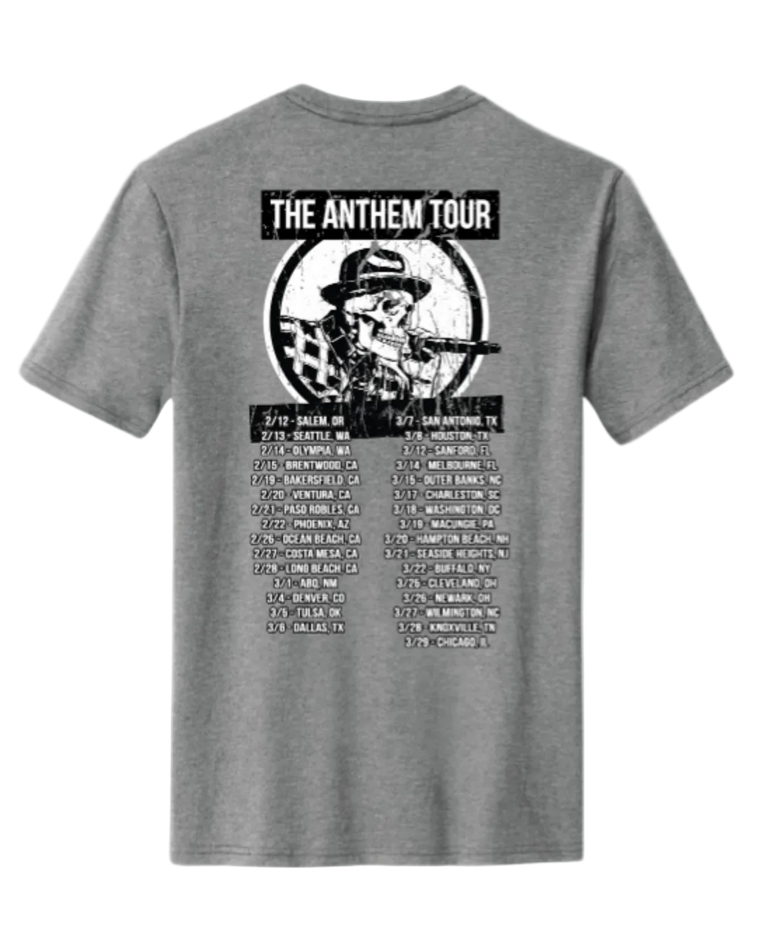 Dan Kelly Skelly Anthem Tour Tee - Grey