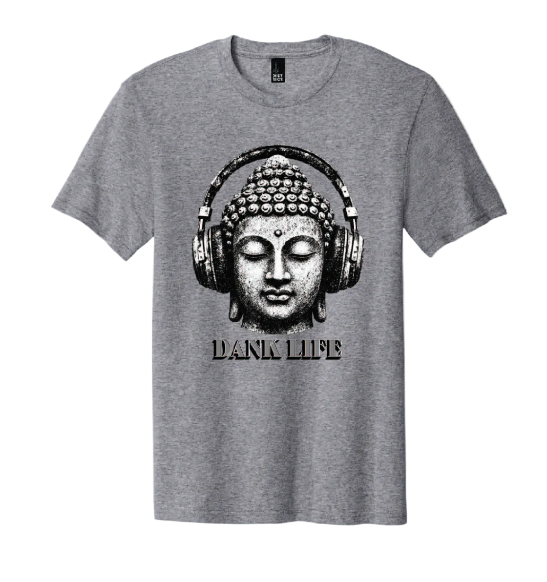 Dank Life Buddha tee - Grey - BRAND NEW!!