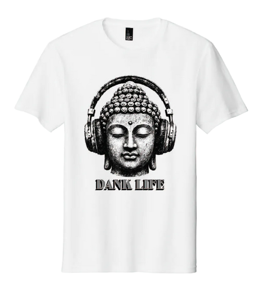 Dank Life Buddha tee - White -  BRAND NEW!!