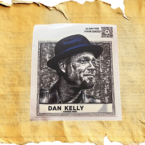 Brand New! Dan Kelly - Anthem Tour Portrait sticker 3"