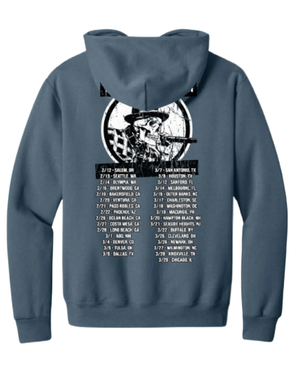 Dan KELLY Skelly Anthem Tour Hoodie - Denim Blue