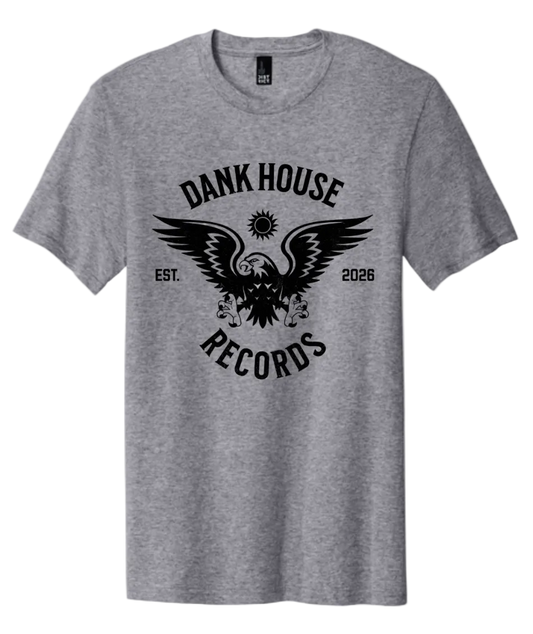 Brand NEW!! Dank House Records Eagle tee - Grey