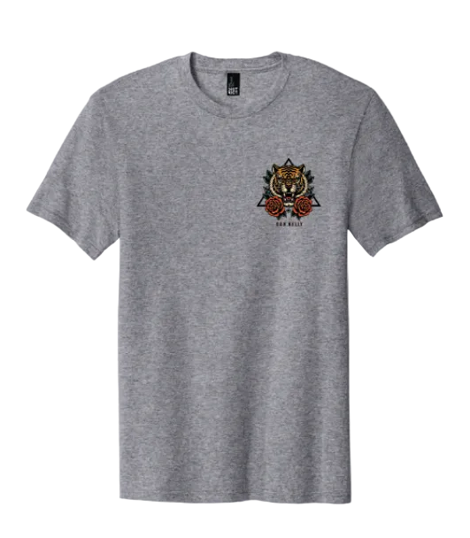 Brand NEW! Dank House Records Tiger Tee - Grey