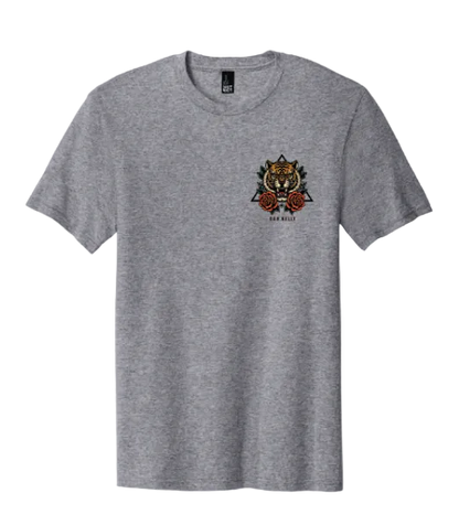 Brand NEW! Dank House Records Tiger Tee - Grey