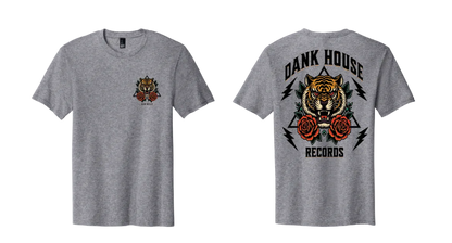 Brand NEW! Dank House Records Tiger Tee - Grey