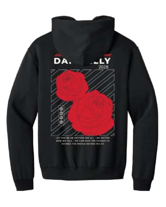 BRAND NEW! DANK Roses Hoodie (Black)