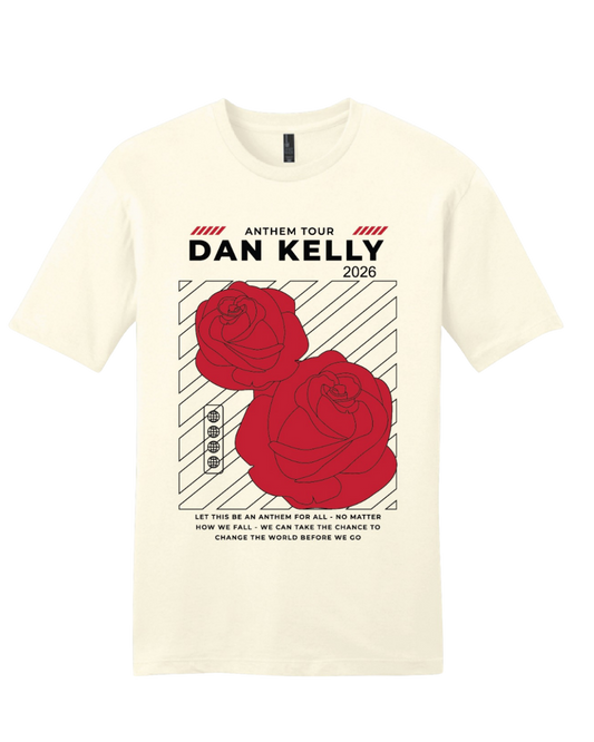 DANK Roses Tee - Gardenia