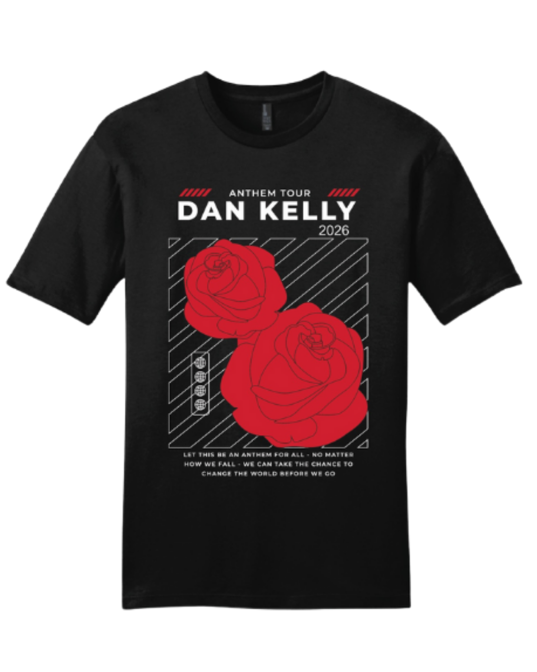 DANK Roses TEE - Black