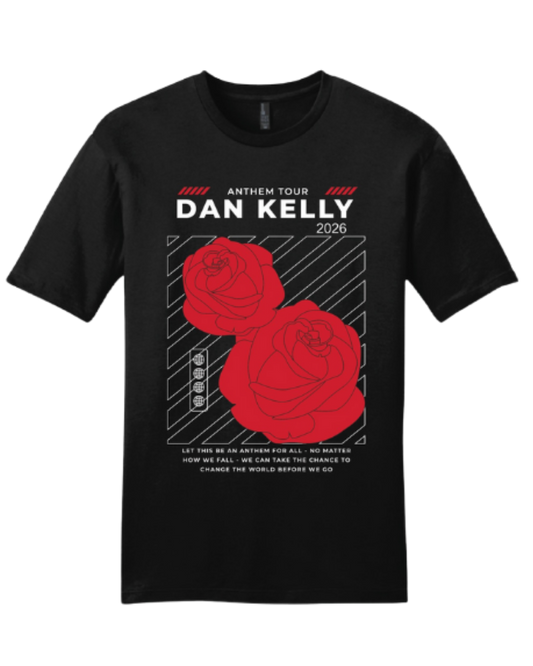 DANK Roses TEE - Black