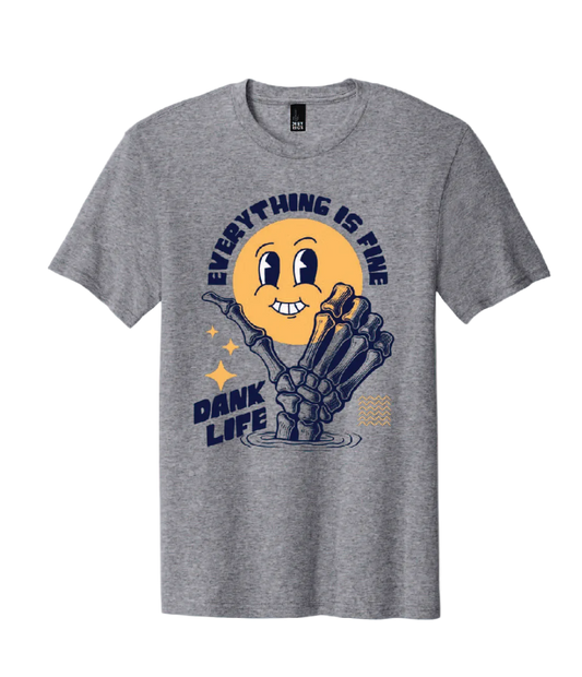 Everything is Fine tee - Grey - BRAND NEW!
