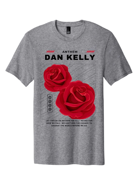 Dank Roses Anthem Tee - Grey -  NEW UPDATED DESIGN!