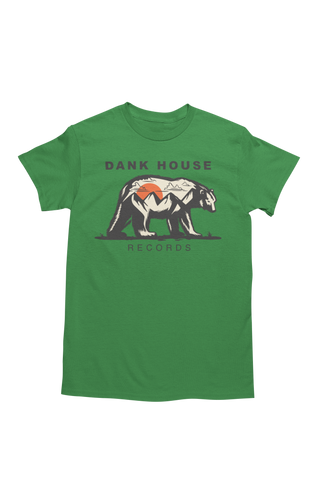Brand New! Dank House Records Bear tee - Green