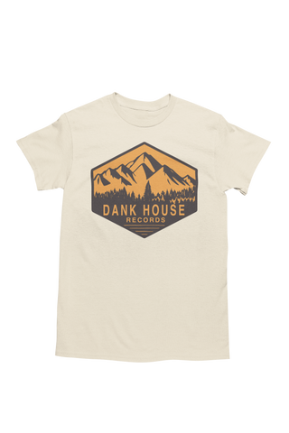 Brand New! Dank House Records Mountains tee - Sand
