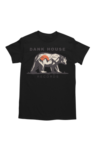 Brand New! Dank House Records Bear tee - Black