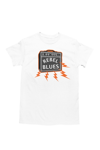 Rebel Blues Amp tee - White