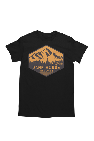 Brand New! Dank House Records Mountains tee - Black