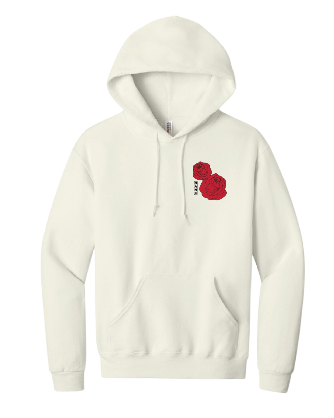 BRAND NEW! DANK Roses Hoodie (Sweet Cream)